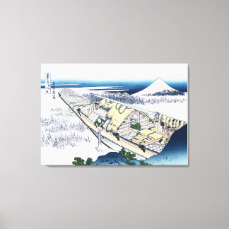 Ushibori in Hitachi Province Canvas Print