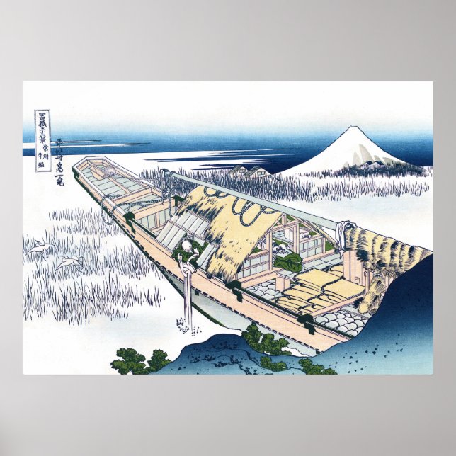 Ushibori in Hitachi Province Poster (Front)