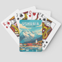 Ushuaia Argentina Travel Art Vintage