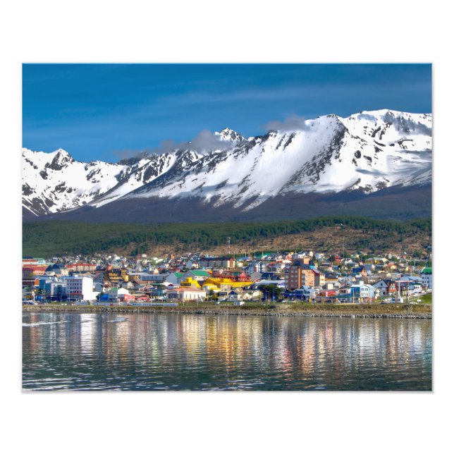 Ushuaia Panoramic Photography view Photo Print (Front)
