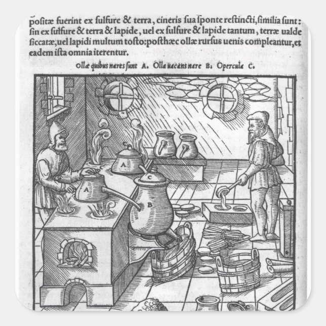 Using Sulphur Square Sticker (Front)