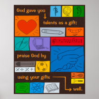 Using Your Talents Posters