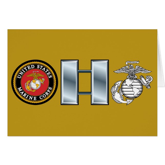 USMC Capt Captain 0-3 (Front Horizontal)