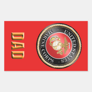 USMC Dad Sticker