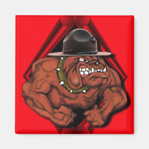 USMC Devil Dog Magnet