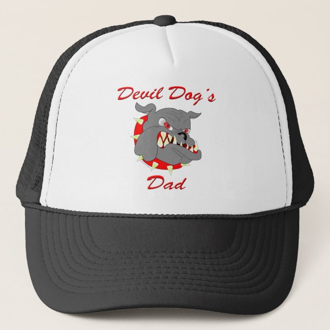 USMC Devil Dog's Dad Trucker Hat (Front)