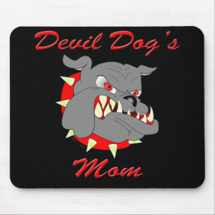 USMC Devil Dog's Mum Mouse Pad