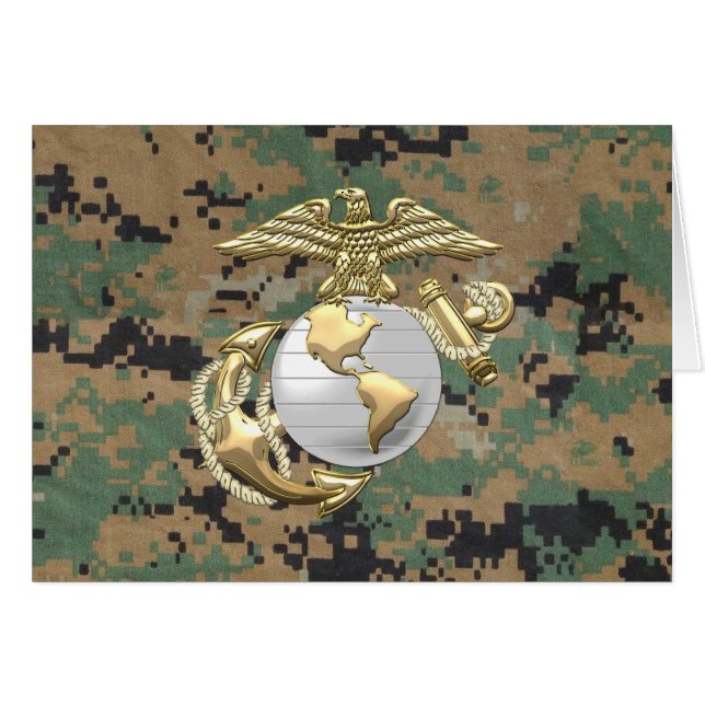 USMC Eagle, Globe & Anchor (EGA) [3D] (Front Horizontal)