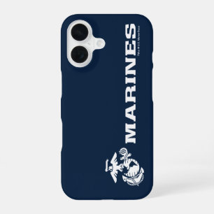 USMC Logo - White iPhone 16 Case