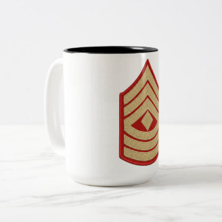 USMC Master Sergeant Rank Insignia Coffee Mug
