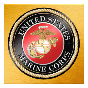 USMC Photo Enlargement Print