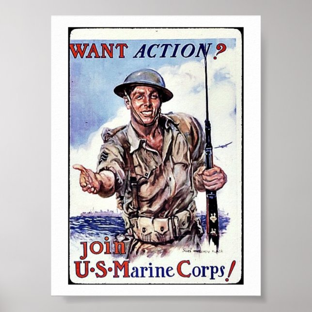 Usmc Recruit Poster (Front)