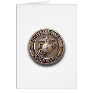 USMC Seal Customisable Card for Any Occassion!