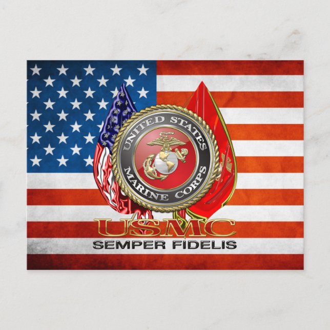 USMC Semper Fi [Special Edition] [3D] Postcard (Front)