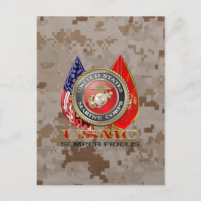 USMC Semper Fi [Special Edition] [3D] Postcard (Front)