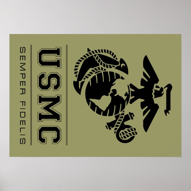 USMC Semper Fidelis [Semper Fi] Poster (Front)