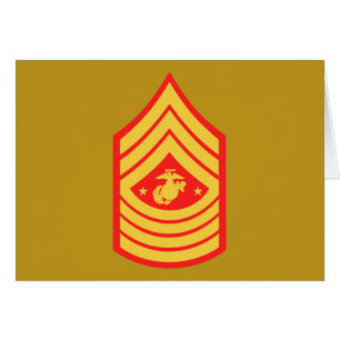 USMC SMMC Sergeant Major of the Marine Corps E-9