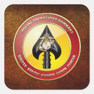USMC Special Operations Command (MARSOC) [3D] Square Sticker