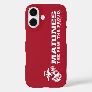 USMC The Few The Proud Logo - White iPhone 16 Case