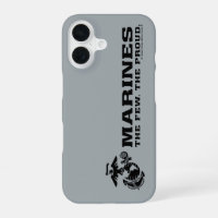 USMC "The Few, The Proud" Stacked Black Logo
