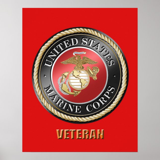 USMC Veteran Poster (Front)