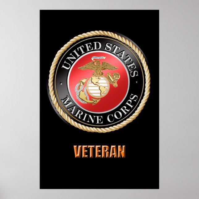 USMC veteran Poster (Front)