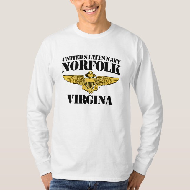 USN Norfolk Virgina T-Shirt (Front)