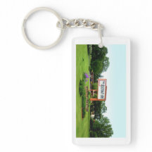 Usonian Inn keychain - street sign