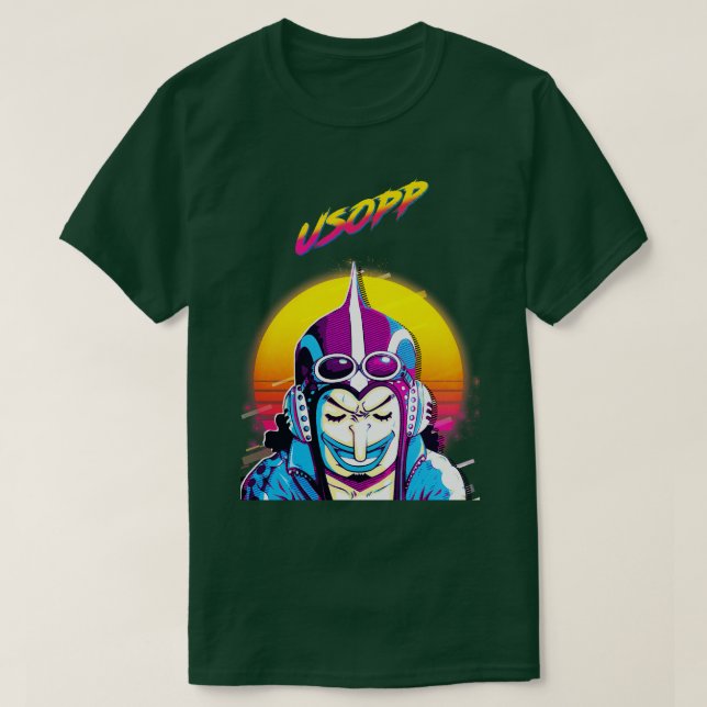 Usopp TShirtONE PIECE Usopp TShirtby 80sRetro T-Shirt (Design Front)