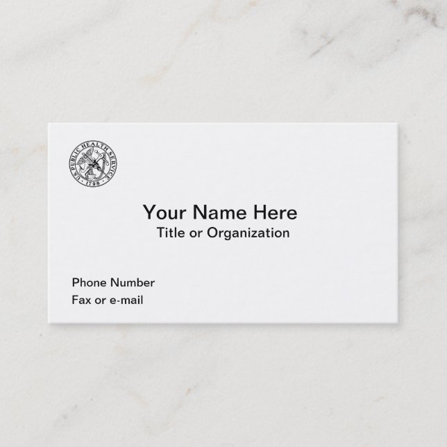 USPHS Business Cards (Front)
