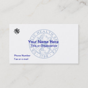 USPHS Commander Business Card