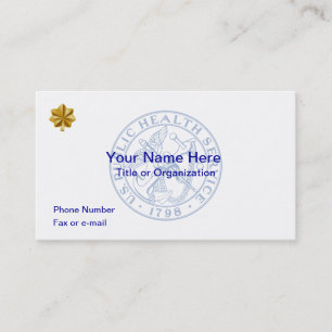 USPHS Lieutenant Commander Business Card