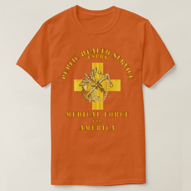 USPHS Public Health Service Medical  for America T-Shirt (Design Front)