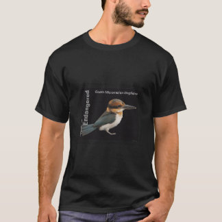 Usps Endangered Species Kingfisher Full Stamp T-Shirt