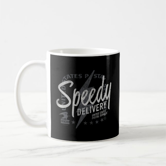 Usps Speedy Delivery Coffee Mug (Left)