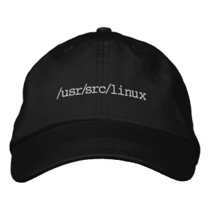 /usr/src/linux embroidered hat