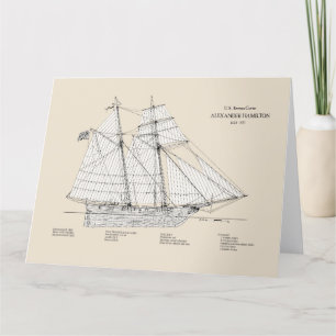 USRC Alexander Hamilton - SBD Thank You Card