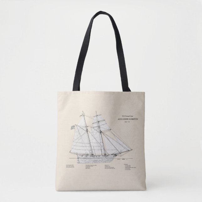 USRC Alexander Hamilton - SBD Tote Bag (Front)