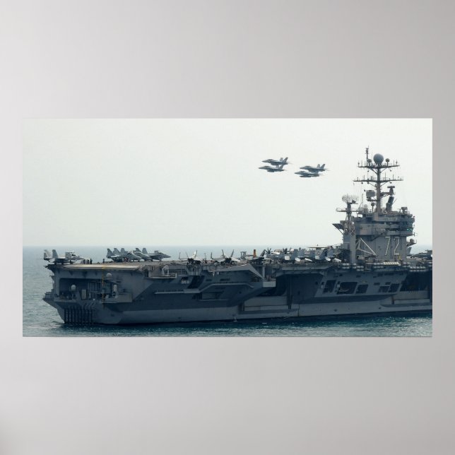 USS Abraham Lincoln (CVN 72) Poster (Front)