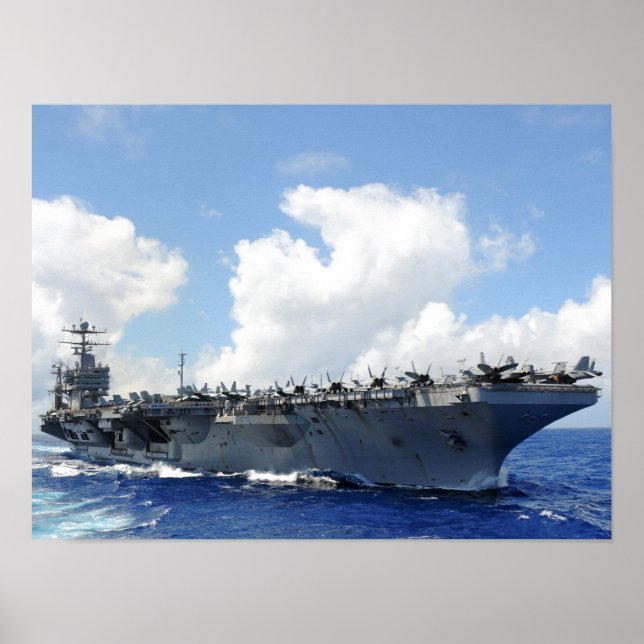 USS Abraham Lincoln (CVN 72) Poster (Front)