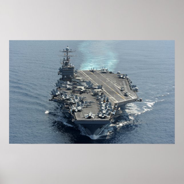 USS Abraham Lincoln (CVN 72) Poster (Front)