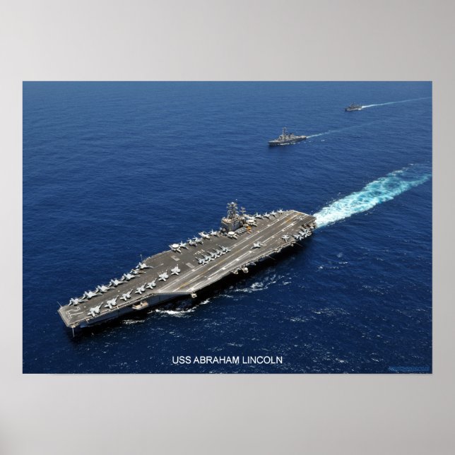 USS Abraham Lincoln Poster (Front)