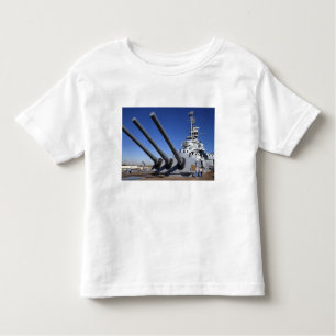 USS Alabama Battleship at Battleship Memorial 2 Toddler T-Shirt