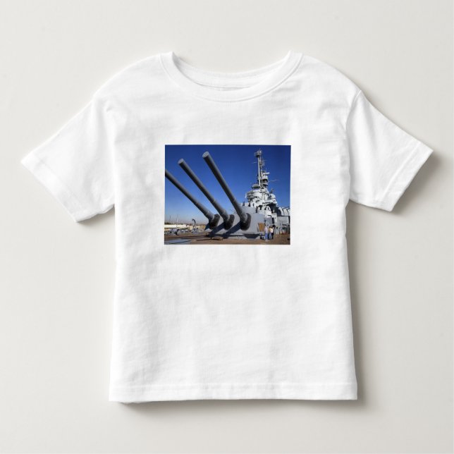 USS Alabama Battleship at Battleship Memorial 2 Toddler T-Shirt (Front)