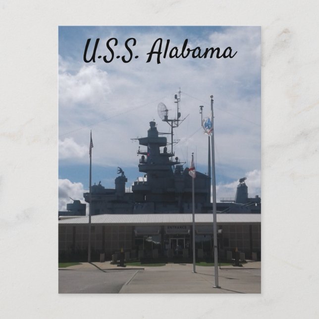 USS Alabama Battleship Museum - Mobile, AL Postcard (Front)