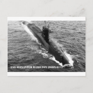 USS ALEXANDER HAMILTON POSTCARD