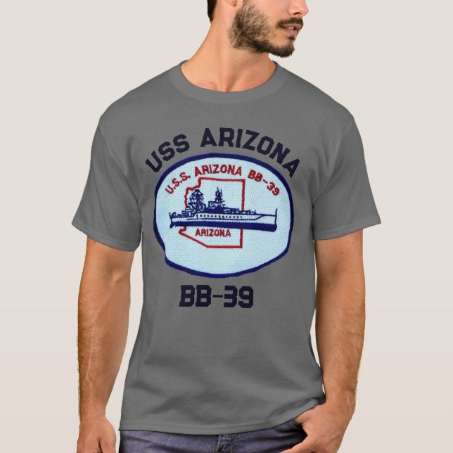 USS Arizona (BB-39)  T-Shirt (Front)