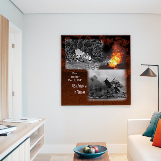 USS Arizona, Pearl Harbour 1941 Poster (Creator Uploaded)
