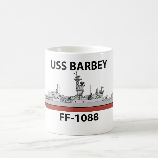USS Barbey Coffee Mug (Center)