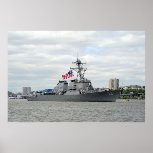 USS Barry (DDG 52) Poster (Front)